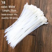 Colored Nylon Fishing Marker Zip Ties - 8x350mm Binding Straps for Sea Fishing, Boat Fishing, and Cable Ties 35cm - 100 pcs