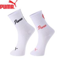 Puma Fashion High-Tube Couple Socks (2-Pack) One Size