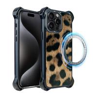 Etui Do Iphone 15 Pro Ibizu Dropguard Ultra Z Magsafe,, Zew Natury, Lampart