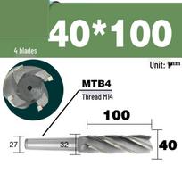 Carbide Taper Shank Extended Spiral End Mill
