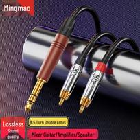 6.35mm to Dual RCA Stereo Audio Cable 2 meters