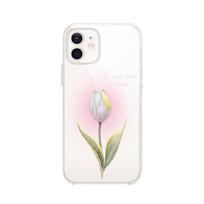 Etui Do Iphone 12 Mini Przeźroczyste, Silikonowe Flexi, Kwiaty, Tulipan