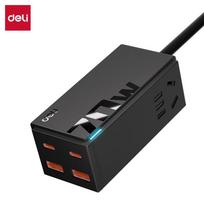 deli LX4011 70W GaN Fast Charging Power Strip CN plug (adapter included)