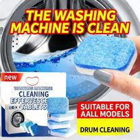 Washing Machine Cleaner Tablets Deep Cleaning & Descaler For HE, Front Load & Top Load Washer Cleaner Tablets, Septic-Safe