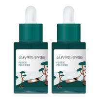 ROUND LAB Pine Calming Cica Ampoule 30ml x 2 – Soothing Hydration Serum for Sensitive Skin, Cica Barrier Care & Redness Relief
