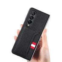 Nesubraižantis odinis telefono maišelio apsauginis dėklas, skirtas Samsung Galaxy Z Fold 4 Fold3 Fold4 5g Fold 3 2 Fold2 Plonas kortelės lizdo dangtelis for Samsung Z Fold 4