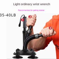 Wrist Grip Strength Trainer Wrestling Training Muscle Strength Trainer Equipment Home Exercise Equipment gray