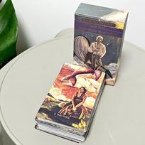Banginių linkėjimai Taro 10,3*6 cm panardina jus į žavią vandenyno dvasių ir jūros būtybių karalystę 78 vnt.