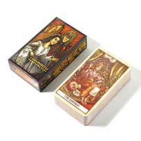„Villains Tarot“ kaladė, labirintas, filmas, popkultūra, tradicinė, 78 kortos su PDF vadovu pradedantiesiems