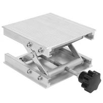 100x100mm Aluminum Alloy Manual Fine Adjustment Laboratory Lifting Table Platform Stand Rack