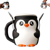 Cute Penguin Ice Cream Pint Holder, Penguin Ice Pint Holder, Ice Cream Pint Containers, Reusable Ice Cream Containers, Popsicle Holders One Size