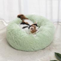 Spurgos Makarono Katės Šuns Lovos Sofa, Plaunama Apvali Katės Pagalvė Pagalvėlė Naminių Gyvūnėlių Lova 30cm