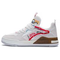 Li Ning Disney X  We Wo V1 Forky Toy Story Collaboration Low Top Sneakers Women sneakers White Sand Gray AGCS144-1 39