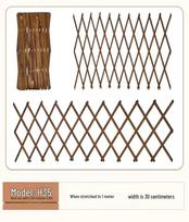 Anticorrosive Wood Garden Fence & Flower Stand with Climbing Frame Medium