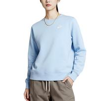 Nike Solid Color Crew Neck Pullover Fleece Long Sleeve Sweatshirt Women sweatshirt DQ5474-441 S