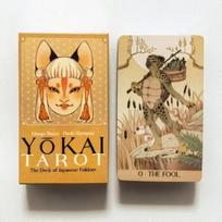 Yokai Tarot Denis 78 Kortelės Įsišaknijusios Japonų Folklorą 10.3*6cm geltona