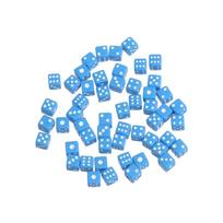 50pcs Bulk Pack Mini Dice 5mm 6 Sided Bar Games Dice High Quality Acrylic D6 Colored Dice