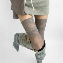 2025 Women Flower Lace Fishnet Thigh High Stockings Japanese Style JK Girl Sweet Lace Trim Frilly Over Knee Long Socks One Size