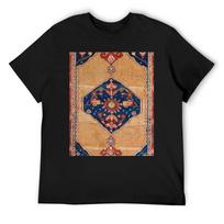 Bijar Kurdish Northwest Persian Rug Print T-Shirt tees cute tops funny costumes workout shirts for men S