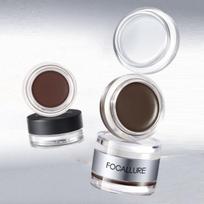 FOCALLURE - 2 viename antakių kremas ir gelis - 3 spalvos #BR01 Coffee Brown - 2.5g
