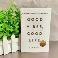 Good Vibes Good Life: How Self-Love Is the Key to Unlocking Your Greatness by Vex King - Bestselling Self-Help Paperback Book 1pcs