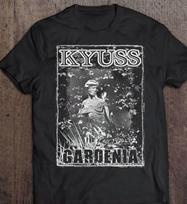 26 Kyuss Gardenia aLBUMAS Grupės Marškinėliai Juodi Medvilniniai Dydis S M L 2345XL Unisex Marškinėliai XXL