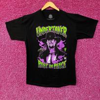 WWE Ash The Undertaker Rest In Peace Glow Ink 100% Cotton T-shirt Mens Tees Top S