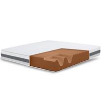 The White Stone Antibakterinis putplasčio čiužinys | Aukštis 25 cm | Hipoalerginis 3D Air užvalkalas 80 x 175 cm balta