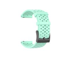 24MM ATHLETIC SILICONE STRAP For Suunto Spartan Sport Suunto Spartan Sport Wrist HR/Baro Band For Suunto 9 D5 Replace Watchband L žalsvai mėlyna