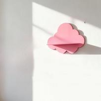 1PC wind cloud wall rack wooden wall decorative rack ins wind study room living room storage rack multi-functional shelf