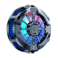 Magnetic & Back Clip Mobile Phone Gaming Cooler with Digital Display RGB Cell Phone Cooler for Apple Samsung Xiaomi Mobile Phone juoda