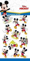 Tatuaże Zmywalne Tymczasowe Myszka Mickey Miki Disney Urodziny 12Szt.