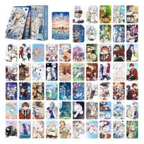 Anime Theme Playing Cards Set with Illustrated Characters and Scenes Standard Size Durable Paper Material for Collection and Games