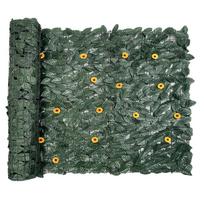 Artificial Ivy Fence 9.84ft Decorative Aesthetic Cover Privacy Screen Fence For Balcony Patio Garden Porch Apartment Backyard