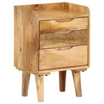 Vidaxl Szafka Nocna, Lite Drewno Mango, 40 X 30 X 59,5 Cm