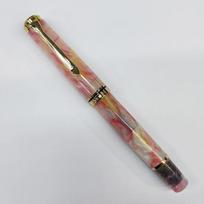 ADMOK M800 Acrylic Piston Fountain Pen BOCK/Schmidt Soft Smooth No.6/35# Nib Inking  Students Writing Gift Pens (Pink,Schmidt F(0.5mm)) rožinė