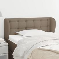 Vidaxl Zagłówek Uszak, Taupe, 83X23X78/88 Cm, Tkanina