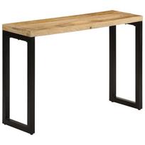 Vidaxl Stolik Konsolowy, 110X35X76 Cm, Surowe Drewno Mango