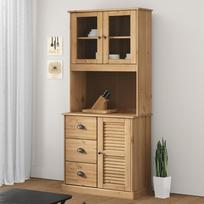 Vidaxl Nastawka Do Komody Vigo, 78X30X100 Cm, Lite Drewno Sosnowe