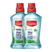 Colgate Fresh Mint Fluoride Mouthwash Twin Pack