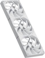 Novonest PC Case Fans 120mm, High-Performance Daisy-Chain Cooling Fans, 4-PIN PWM, All-in-One, Quiet Fans, 3-Pack, White [U3T3]