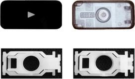 Shanskrit Right Arrow Keycap Replacement for MacBook AirPro A2141 A2442 A2485 A2251 A2289 A2179 A2337 A2338 A2681 2019-2022 Keyboard with Scissor