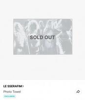 LE SSERAFIM [OS] Photo Towel