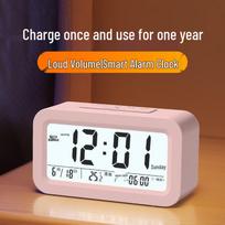Smart Multi-Function Electronic Alarm Clock Loud Volume, Long Battery Life Rechargeable