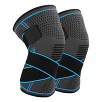 Unisex Silicone Anti-Slip Compression Knee Brace for Outdoor Activities Extra Large
