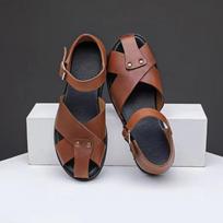 Men's Closed-Toe Roman Sandals: Non-slip, Anti-odor, Soft Sole, Fashionable Summer 2025 Shoes Size 43