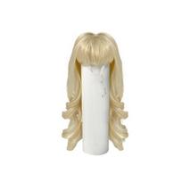 Comfortable To Wear Pet Bob Wig Adjustable Fit Dogs Cats Cosplay Wigs  Christmas Party Style 3 Gold