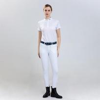 Unisex Cross-Country Equestrian Breeches with Full Silicone Grip 36 balta