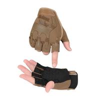 Seal Men's Tactical Half-Finger Training Gloves - Outdoor, Military, Combat, and Protective for Sports & Counter-Terrorism. One Size
