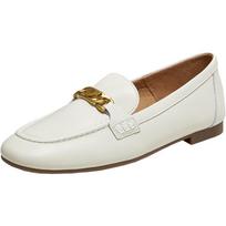 TATA Women's Sheepskin Velvet Latte Casual Loafers 36